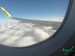 Public Airplane Blowjob