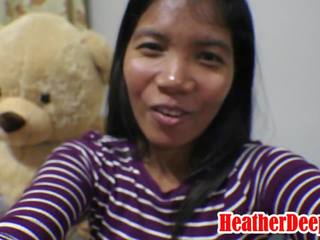 10 semana embarazada tailandesa adolescente brezo profundo da mamada