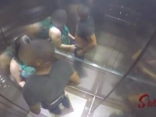 Sorayyaa e leo ogro foram pegos fudendo não elevador