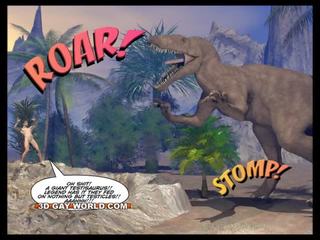 Cretaceous riist 3d gei koomik sci-fi täiskasvanud klamber jutt