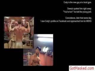 Extraordinary kaçok guy showing off his body by gotmasked
